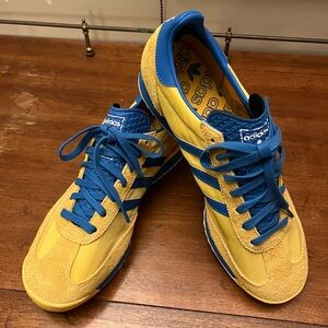 Adidas Men's Blue and Yellow Sneakers Men’s Size 12